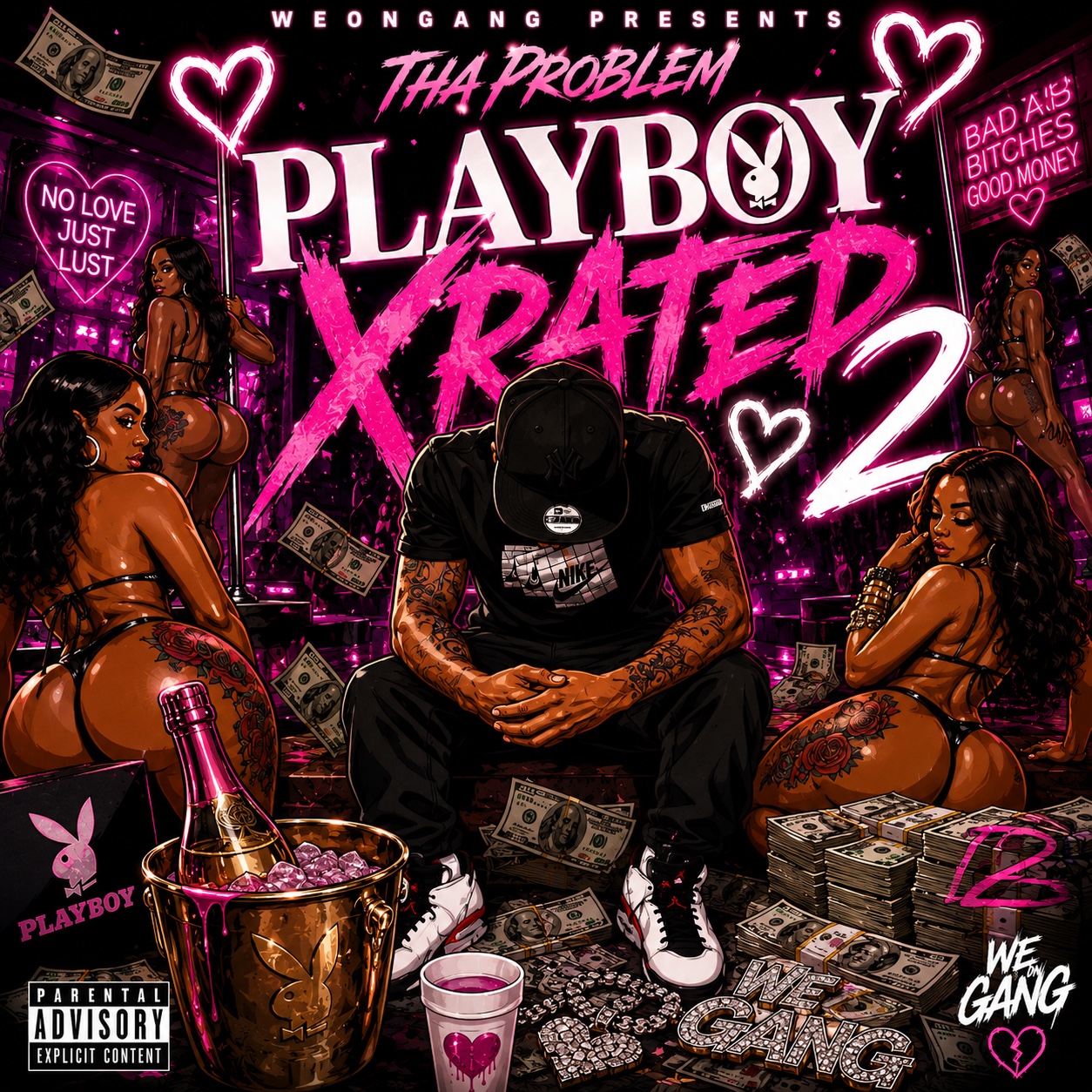 PlayBoy XRated 2 album cover by ThaProblem